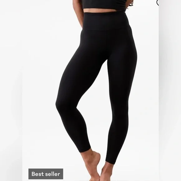 NWT Athleta Ultra High Rise Elation 7/8 Black Tight Size XS/P